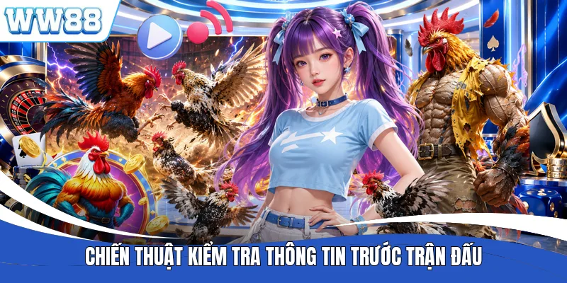 Chiến thuật kiểm tra thông tin trước trận đấu