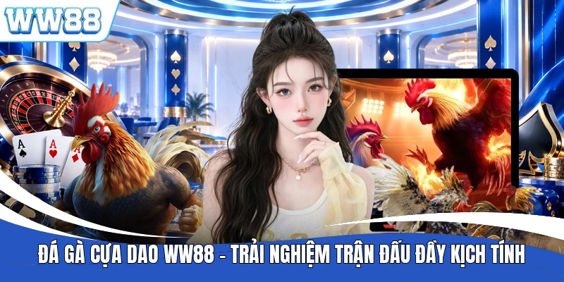 Đá Gà Cựa Dao WW88 - Trải Nghiệm Trận Đấu Đầy Kịch Tính