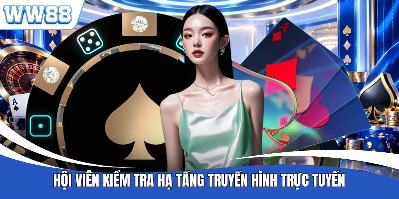 Hội viên kiểm tra hạ tầng truyền hình trực tuyến