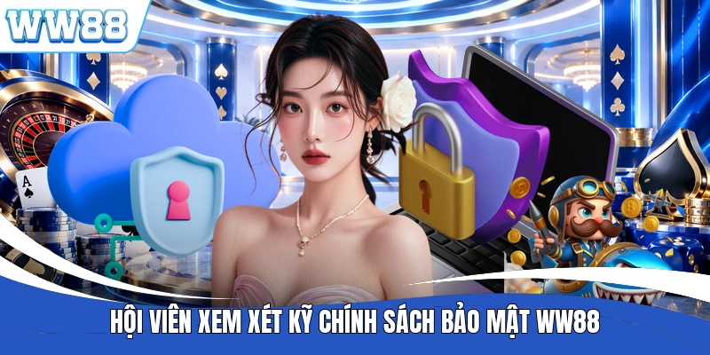 Hội viên xem xét kỹ chính sách bảo mật WW88