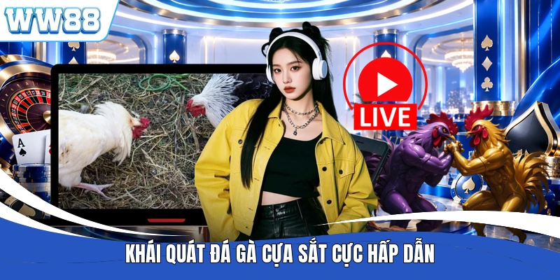 Khái quát đá gà cựa sắt cực hấp dẫn