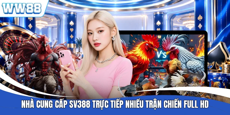Nhà cung cấp SV388 trực tiếp nhiều trận chiến full HD