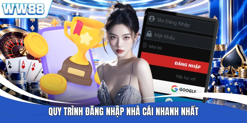Quy trình đăng nhập nhà cái nhanh nhất